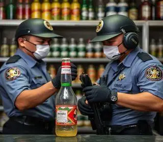 falsificação de bebidas