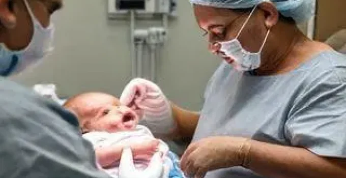 cirurgia bebê autorização