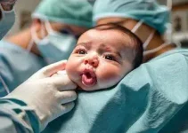 bebê cirurgia língua