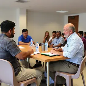 Reunião com Aurelino de Andrade