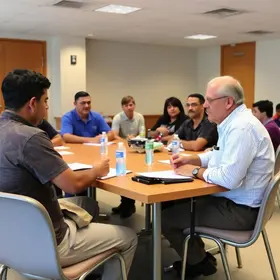 reunião com Osvaldo Ramos