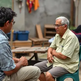 Reunião com Antônio Sato