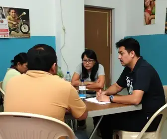 Reunião com Camila e Alexandre